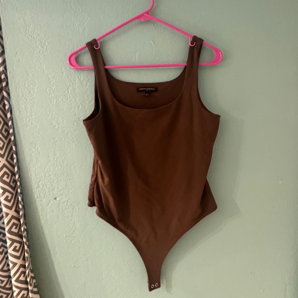 Banana Republic Brown Bodysuit One Piece